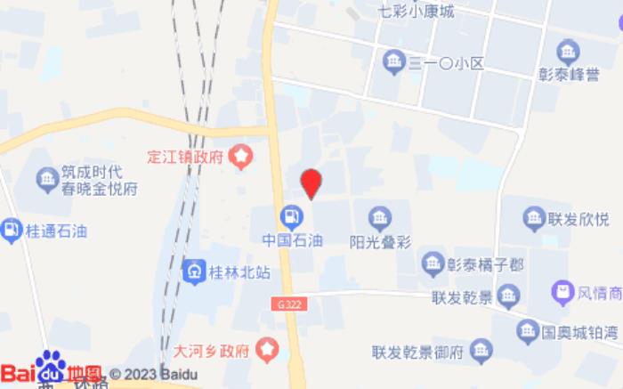 都市118連鎖酒店(桂林北站店)位置圖