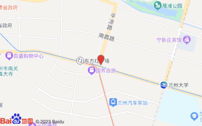 全季酒店(蘭州東方紅廣場萬象城店)位置圖 全季酒店(蘭州東方紅廣場萬象城店)位置圖