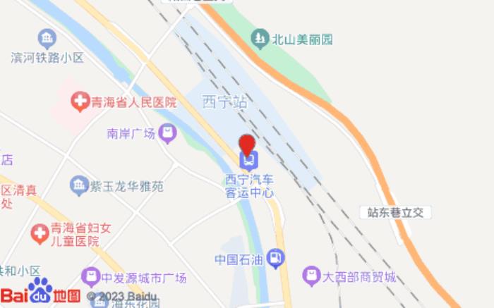 錦江之星(西寧火車站廣場店)位置圖 錦江之星(西寧火車站廣場店)位置圖