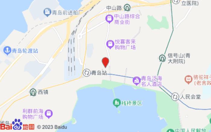 如家派柏·云酒店(青島棧橋地鐵站店)位置圖