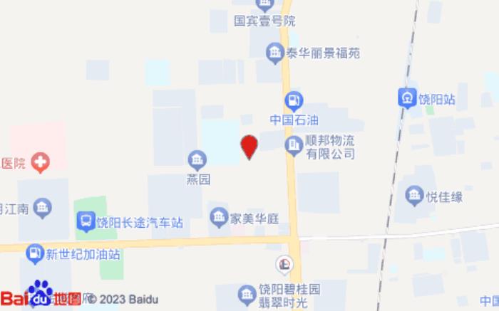 驛家365連鎖酒店(饒陽店)位置圖 驛家365連鎖酒店(饒陽店)位置圖