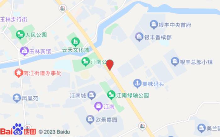 雅斯特酒店(玉林大潤發店)位置圖