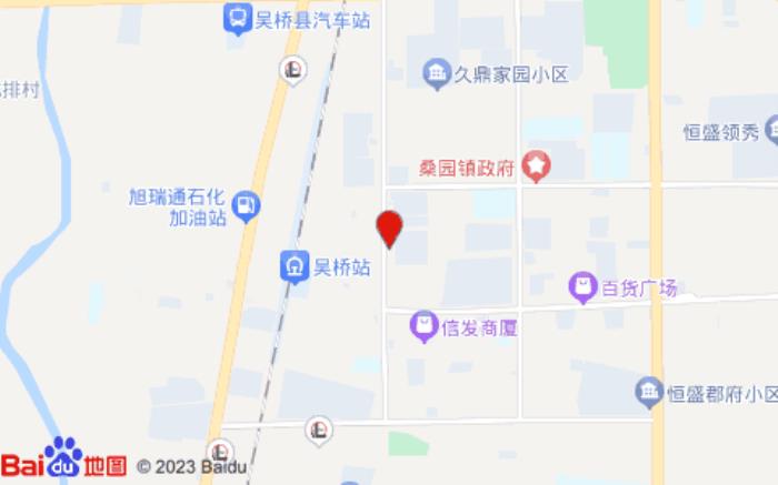 驛家365連鎖酒店(吳橋店)位置圖 驛家365連鎖酒店(吳橋店)位置圖