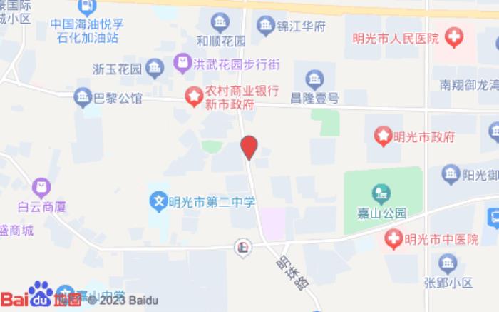 尚客優快捷酒店(明光明珠大道店)位置圖