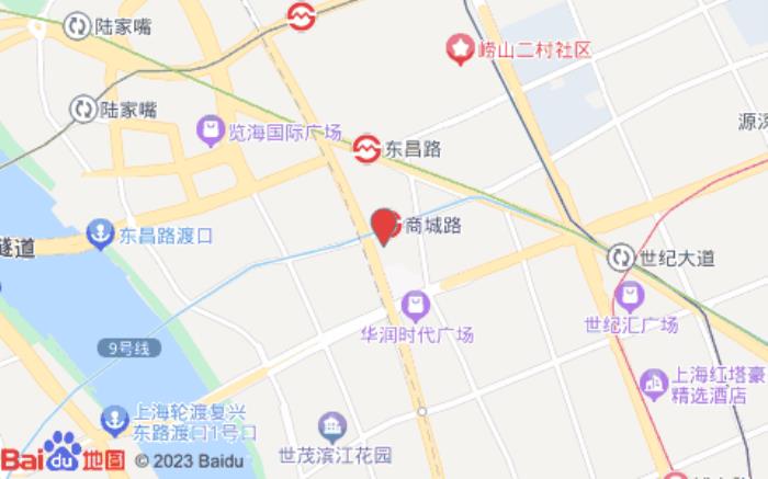 上海陸家嘴新梅希爾頓花園酒店位置圖 上海陸家嘴新梅希爾頓花園酒店位置圖