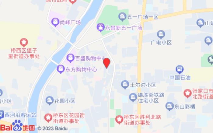 銳思特酒店(張家口中保大廈店)位置圖 銳思特酒店(張家口中保大廈店)位置圖