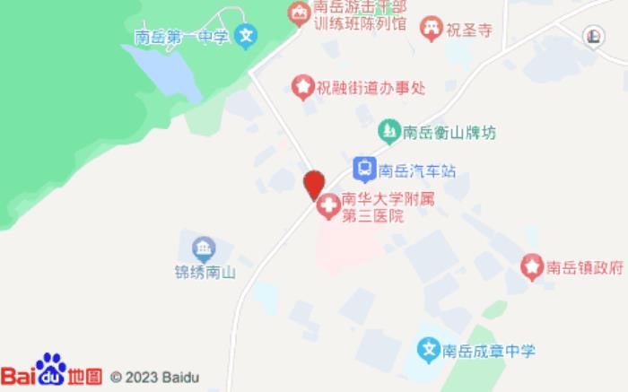 雅斯特酒店(南岳衡山店)位置圖 雅斯特酒店(南岳衡山店)位置圖