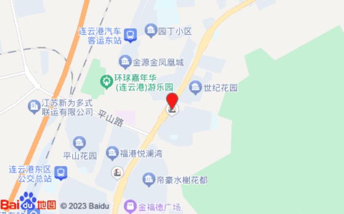 尚客優(yōu)悅酒店(連云港東站店)位置圖