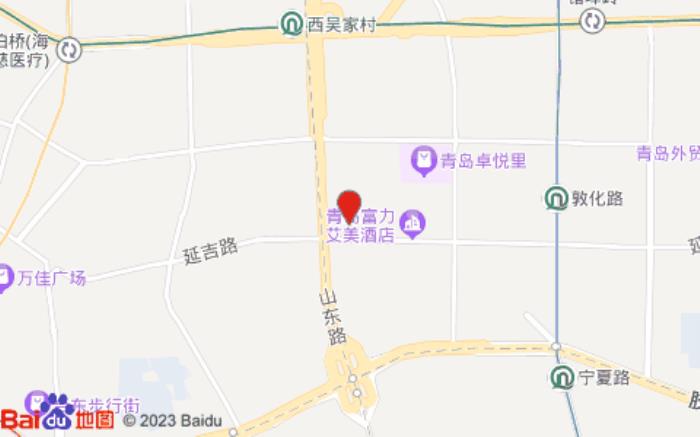 派柏云酒店(青島中央商務區萬達廣場店)位置圖 派柏云酒店(青島中央商務區萬達廣場店)位置圖