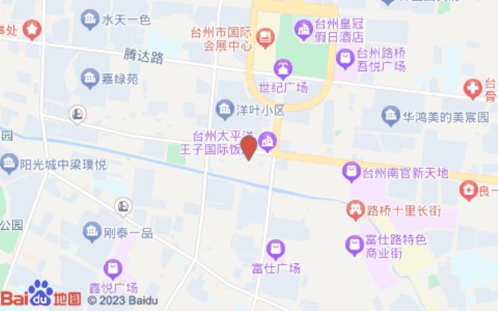 怡萊酒店臺州路橋店(路橋大道店)位置圖