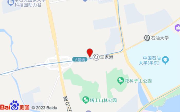 全季酒店(青島西海岸唐島灣石油大學店)位置圖