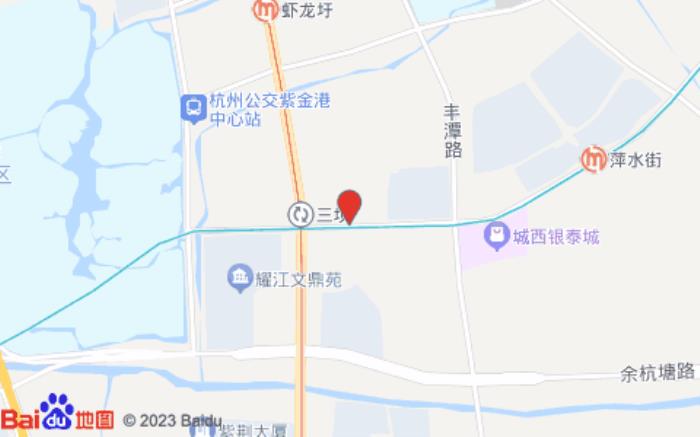 全季酒店(杭州三壩紫金港店)位置圖