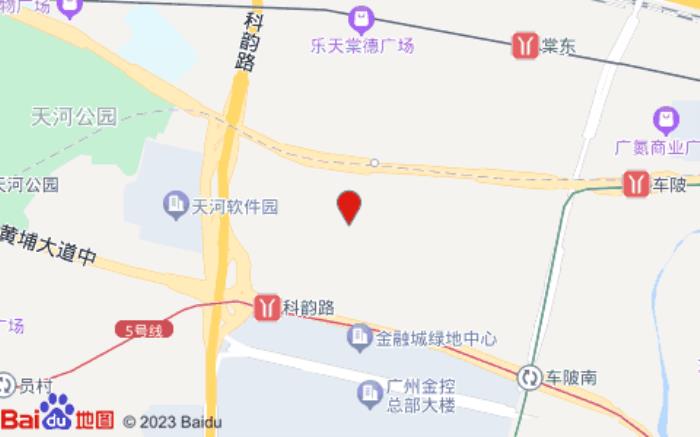 如家酒店(廣州天河棠下駿景花園店)位置圖