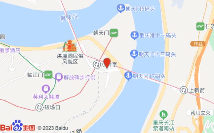 喆啡酒店(重慶洪崖洞解放碑步行街店)位置圖