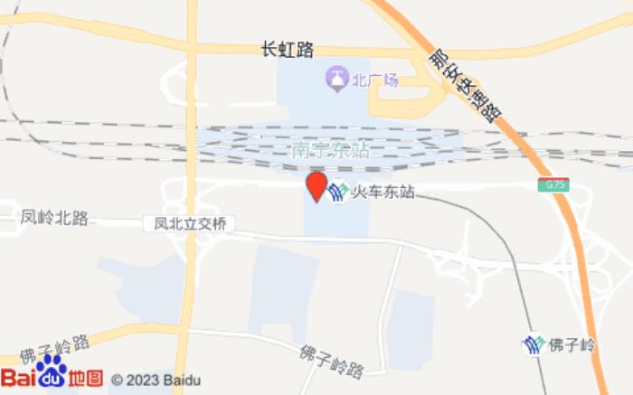 雅斯特酒店(南寧東站南廣場店)位置圖