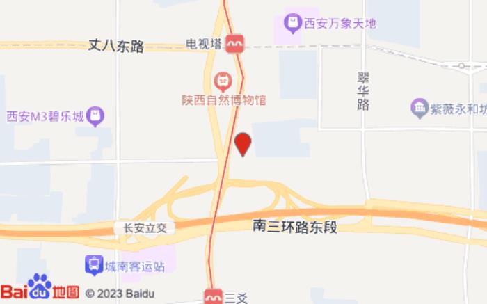 如家華驛酒店(西安電視塔地鐵站店)位置圖