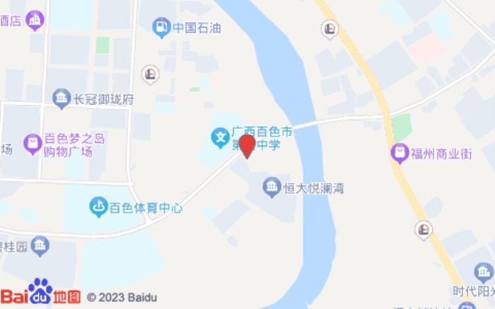 雅斯特精選酒店(百色竹洲大道店)位置圖