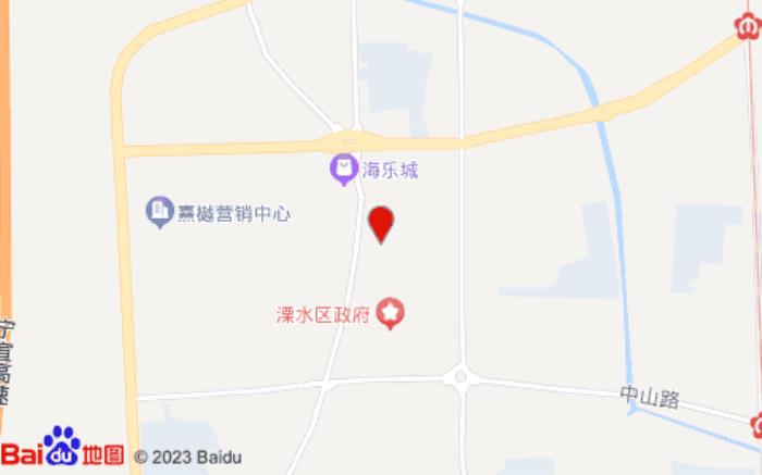南京溧水智選假日酒店(中大街店)位置圖
