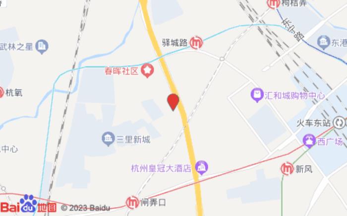 杭州火車東站西廣場亞朵酒店位置圖