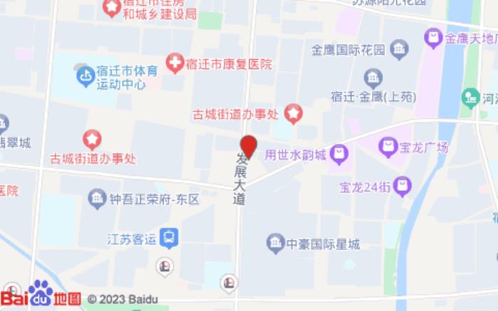 亞朵酒店(發(fā)展大道店)位置圖