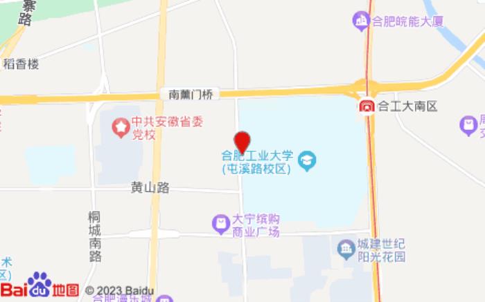 如家商旅酒店(合肥工業大學店)位置圖 如家商旅酒店(合肥工業大學店)位置圖