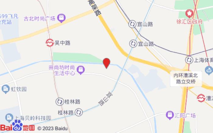 漢庭酒店(上海宜山路中心店)位置圖