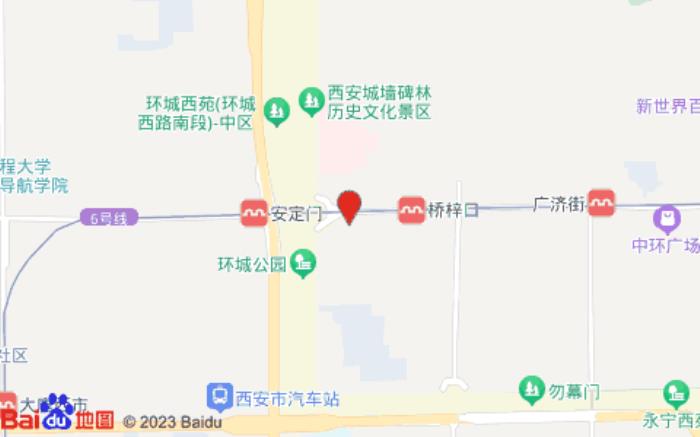 宜尚酒店(西安鐘樓回民街店)位置圖 宜尚酒店(西安鐘樓回民街店)位置圖