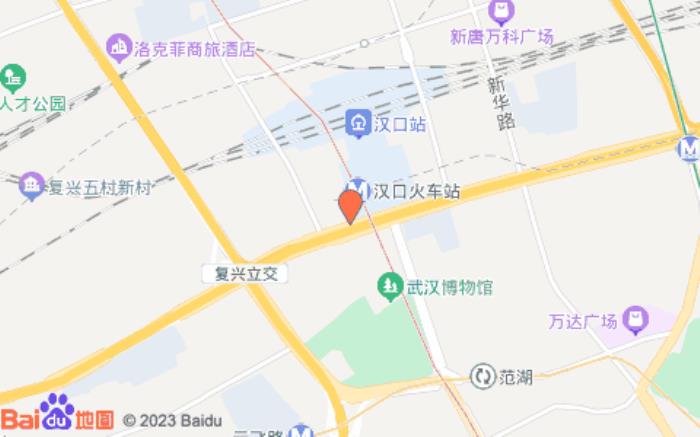 武漢漢口火車站南廣場亞朵酒店位置圖 武漢漢口火車站南廣場亞朵酒店位置圖