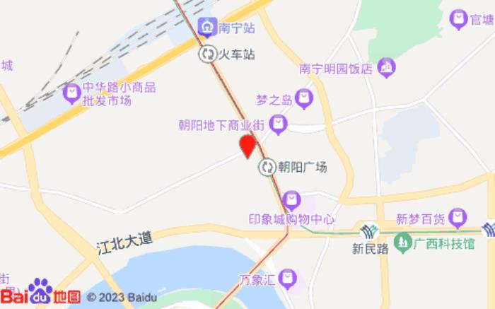 雅斯特國際酒店(南寧朝陽廣場地鐵站店)位置圖 雅斯特國際酒店(南寧朝陽廣場地鐵站店)位置圖