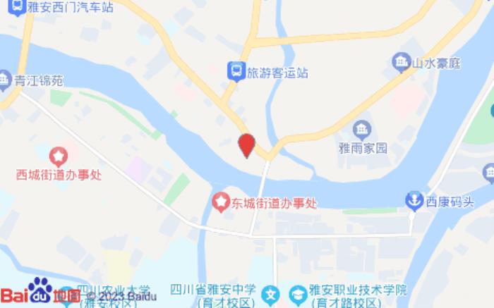 維也納酒店(雅安廊橋店)位置圖 維也納酒店(雅安廊橋店)位置圖