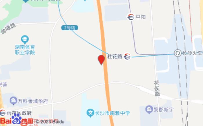 桔子酒店(長沙南站會展中心店)位置圖