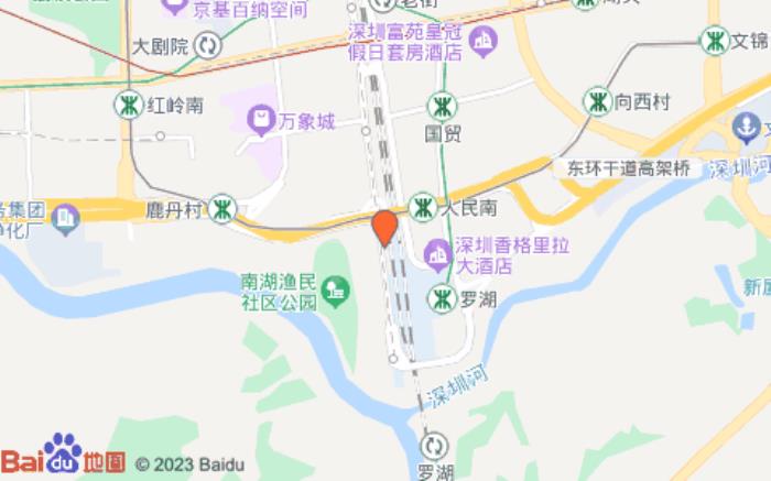 華驛酒店(深圳羅湖火車站店)位置圖