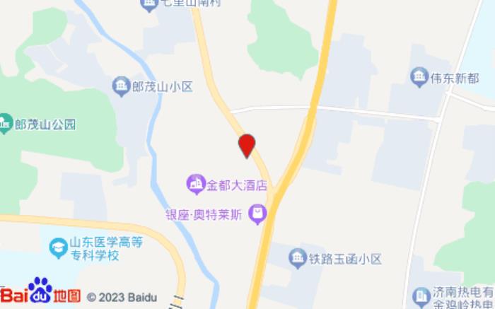 桔子酒店(濟南英雄山路店)位置圖