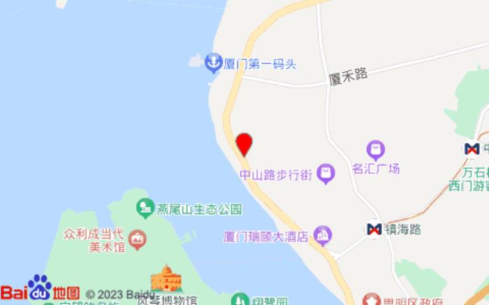 如家酒店(廈門輪渡中山路步行街店)位置圖