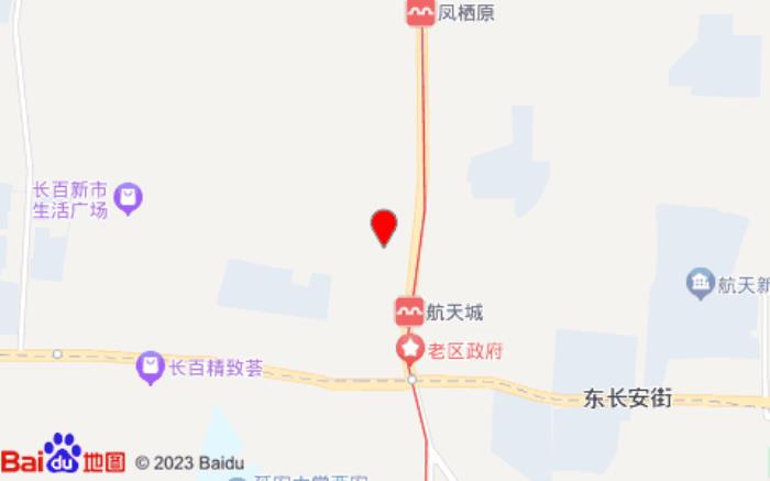 鴻運賓館(韋曲北街店)位置圖