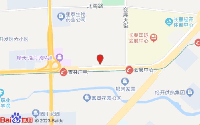 潮漫酒店·長春會展中心店(衛星路店)位置圖 潮漫酒店·長春會展中心店(衛星路店)位置圖