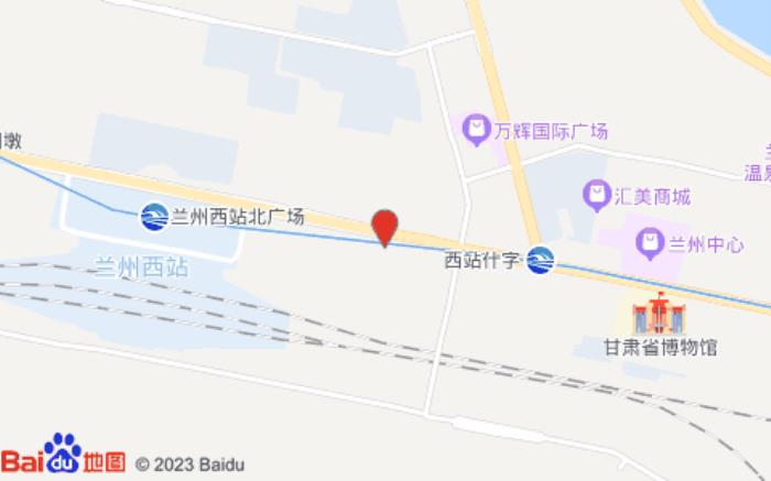 全季酒店(蘭州西客站中天健廣場店)位置圖