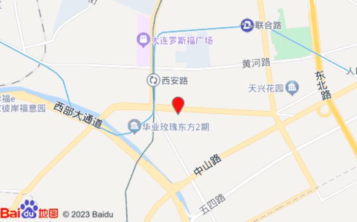 漢庭酒店(漢庭大連星海廣場西安路酒店)位置圖 漢庭酒店(漢庭大連星海廣場西安路酒店)位置圖