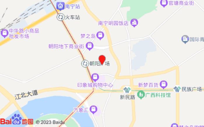 如家酒店(南寧朝陽(yáng)廣場(chǎng)地鐵站店)位置圖