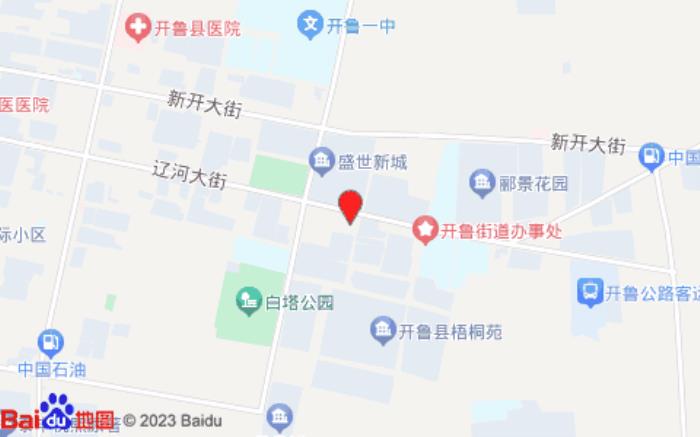 格林豪泰智選酒店(通遼開魯店)位置圖