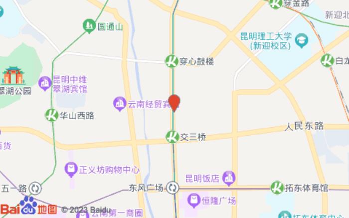 城市便捷(南屏步行街交三橋地鐵站店)位置圖