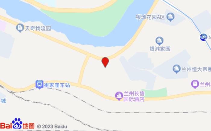 星程酒店(蘭州西高鐵站黃河樓店)位置圖