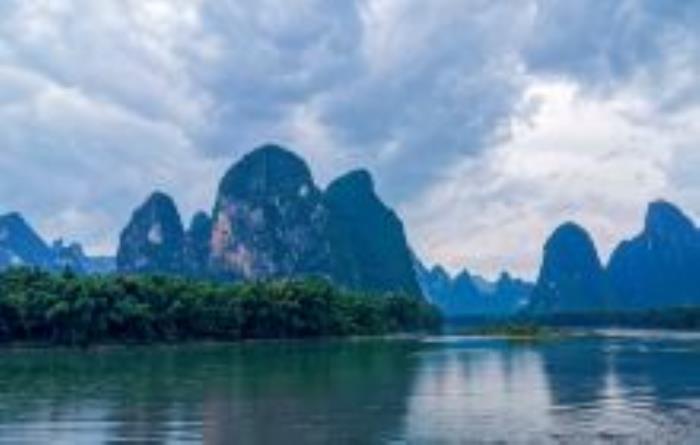 二十元人民幣背景圖廣西景點