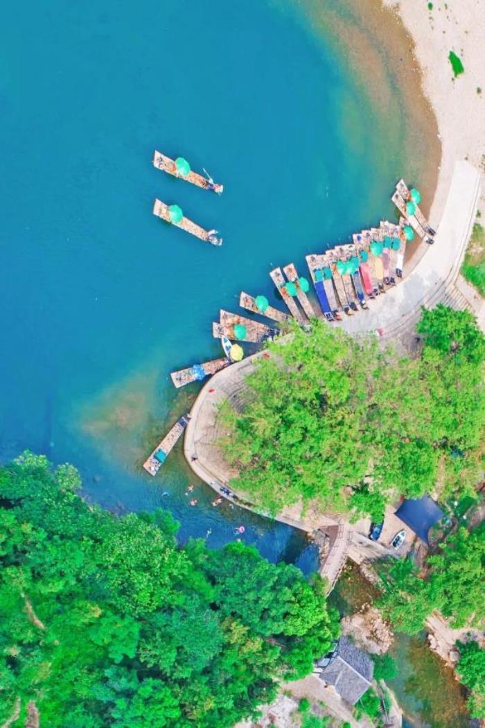 楠溪江甸園竹筏漂流