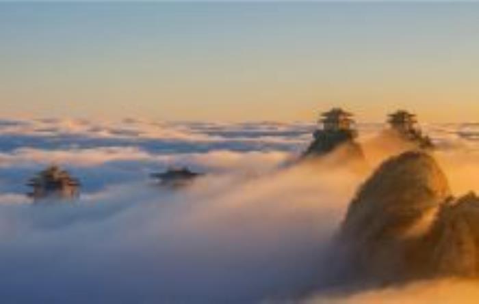 金頂道觀群河南景點